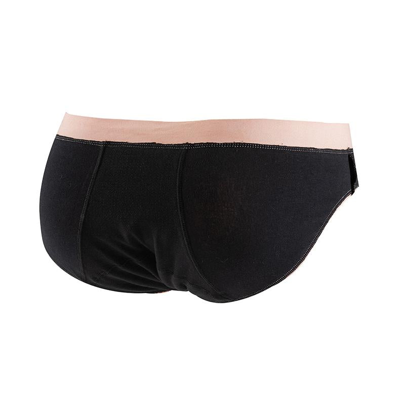 BLACK Smooth full brief period underwear