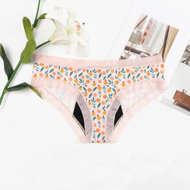 Lace full brief period underwear